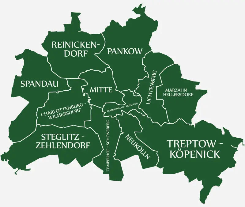 Umzugsunternehmen Berlin - Umzugsservice Frieden Umzüge 4 Alle Berliner Stadtbezirke - Umzugsunternehmen für ganz Berlin